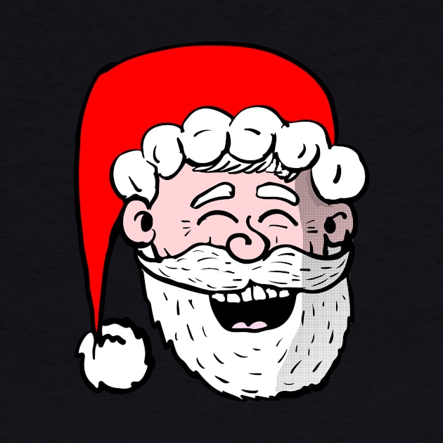 Laughing Santa Claus head by Eric03091978